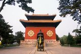 The Putuo Zongcheng Temple is a Qing Dynasty era Buddhist temple complex built between 1767 and 1771, during the reign of the Qianlong Emperor (1735–1796). The temple was modeled after the Potala Palace of Tibet, the old sanctuary of the Dalai Lama built a century earlier.<br/><br/>

In 1703, Chengde was chosen by the Kangxi Emperor as the location for his summer residence. Constructed throughout the eighteenth century, the Mountain Resort was used by both the Yongzheng and Qianlong emperors. The site is currently an UNESCO World Heritage Site. Since the seat of government followed the emperor, Chengde was a political center of the Chinese empire during these times.<br/><br/>

Chengde, formerly known as Jehol, reached its height under the Qianlong Emperor 1735-1796 (died 1799). The great monastery temple of the Potala, loosely based on the famous Potala in Lhasa, was completed after just four years of work in 1771. It was heavily decorated with gold and the emperor worshipped in the Golden Pavilion. In the temple itself was a bronze-gilt statue of Tsongkhapa, the Reformer of the Gelugpa sect.